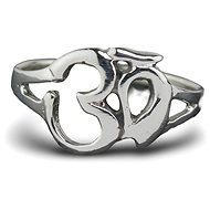 ORIENTAL Silver ring OM, single, size 56 - Ring