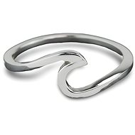 ORIENTAL Silver ring Wave II, size 61 - Ring