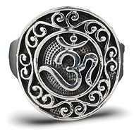ORIENTAL Silver ring OM, richly decorated, size 58 - Ring