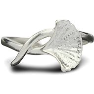 ORIENTAL Silver ring Ginkgo biloba, size 54 - Ring