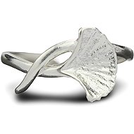 ORIENTAL Silver ring Ginkgo biloba, size 57 - Ring