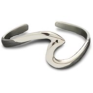 ORIENTAL Silver ring free Wave, size 55 - Ring