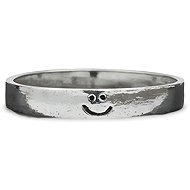 ORIENTAL Silver smiley ring, size 53 - Ring