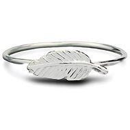 ORIENTAL Silver feather ring, size 54 - Ring