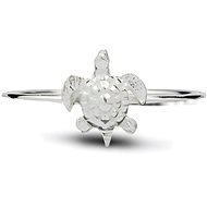 ORIENTAL Silver ring Turtle, size 56 - Ring