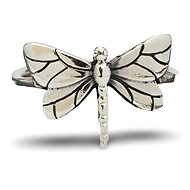 ORIENTAL Silver Dragonfly ring, size 51 - Ring