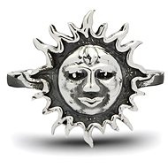 ORIENTAL Silver ring Sun, size 51 - Ring