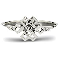 ORIENTAL Silver ring Celtic knot, size 59 - Ring