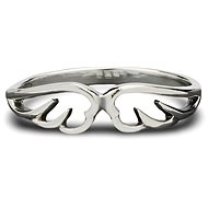 ORIENTAL Silver ring Wings, size 52 - Ring