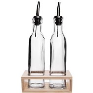 ORION Vinegar/oil bottle 2 pcs + stand - Condiments Tray