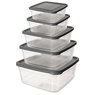 ORION Festiva Dóza čtverec 5 ks mix UH - Food Container Set