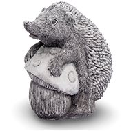 ORIENTAL Garden concrete decoration Hedgehog with mushroom - Garden Decoration