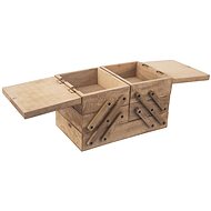 ORION Sewing case 30,5 × 20 × 21 cm folding, wood MANGO - Sewing Machine Accessory