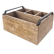 ORION Stand for condiments and seasonings, wood MANGO - Cutlery Stand