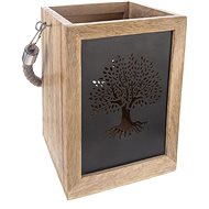 ORION Candle holder Tree of Life MANGO wood/metal - Candlestick