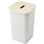 ORTHEX COLLECT Waste basket 53 l white + wooden lid - Basket
