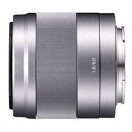 Sony 50 mm F1.8 strieborný - Objektív