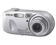 Sony CyberShot DSC-P73/S - stříbrný, 4.23 mil. bodů, optický / digitální zoom 3x / až 12x - Digital Camera