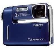 Sony CyberShot DSC-F88/S - modrý, Super HAD 5.25 mil. bodů, optický / smart zoom 3x / až 12x - Digitální fotoaparát