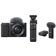 Sony Alpha ZV-E10 + 16-50mm f/3.5-5.6 + Grip GP-VPT2BT + Microphone ECM-W2BT - Digital Camera