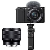 Sony Alpha ZV-E10 + 16-50mm f/3.5-5.6 + 10-18mm f/4.0 + Grip GP-VPT2BT - Digital Camera
