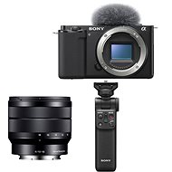 Sony Alpha ZV-E10 Body + 10-18mm f/4.0 + Grip GP-VPT2BT - Digital Camera