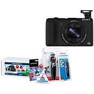 Sony CyberShot DSC-HX60 Black + Alza Photo Starter Kit 32GB - Digital Camera