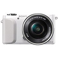 Sony NEX-3NL bílý + objektiv 16-50mm  - Digitální fotoaparát