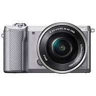 Sony Alpha 5000 strieborný + objektív 16–50 mm - Digitálny fotoaparát