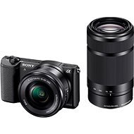 Sony Alpha A5100, fekete + objektív 16-50mm + 55-210mm - Digitális fényképezőgép