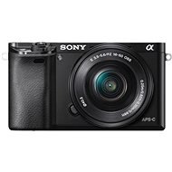 Sony Alpha 6000 E-Mount-Kamera mit APS-C-Sensor, schwarz + Objektiv 16-50 mm - Digitalkamera