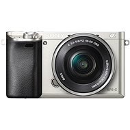 Sony Alpha A6000 strieborný + objektív 16–50 mm - Digitálny fotoaparát
