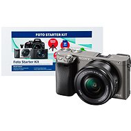 Sony Alpha A6000 Graphite + 16-50mm Lens + Alza Photo Starter Kit - Digital Camera