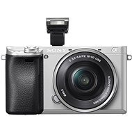 Sony Alpha A6300, ezüst + 16-50mm objektív - Digitális fényképezőgép