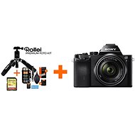 Sony Alpha A7 + 28-70mm lens + Rollei Premium Starter Kit - Digital Camera