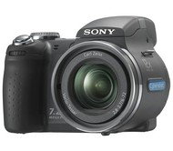 Sony CyberShot DSC-H5/B černý (black), CCD 7 Mpx, 12x zoom, 3" LCD, 2x AA, MS DUO, stabilizátor - Digital Camera