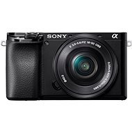 Sony Alpha A6100 fekete + E PZ 16–50 mm f/3,5–5,6 OSS - Digitális fényképezőgép
