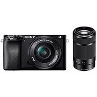 Sony Alpha A6100 Black + 16-50mm f/3.5-5.6 OSS SEL + 55-210mm f/4.5-6.3 SEL - Digital Camera