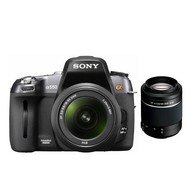 SONY DSLR-A550 black + objectives 18-55mm, 55-200mm - Digitale Spiegelreflexkamera