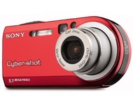 Sony CyberShot DSC-P100/R - červený, 5.26 mil. bodů, optický / smart zoom 3x / až 12x - Digital Camera