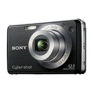 SONY CyberShot DSC-W215B black + case - Digital Camera