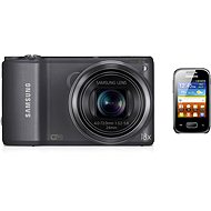 Samsung WB250F gun metal + phone S5300 - Digital Camera