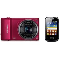Samsung WB250F red + telefon S5300 - Digital Camera