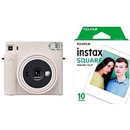 Fujifilm Instax Square SQ1 White + 10x Photo Paper - Instant Camera