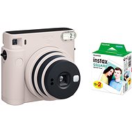 FujiFilm Instax Square SQ1 White + Square film 2x10 - Instant Camera