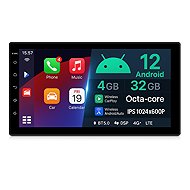 Ossuret Universal Car Radio 4 GB RAM, CarPlay, Android Auto, GPS Navigation, Bluetooth, WiFi, DSP - Car Radio
