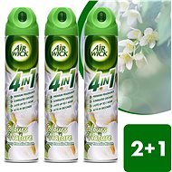 AIR WICK Spray 4in1 Fehér fréziavirágok 240 ml 2 + 1 db - Légfrissítő