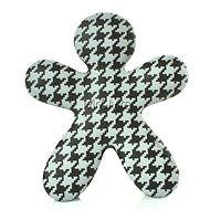 Mr & Mrs Fragrance Niki White-Black - Black Orchid - Car Air Freshener