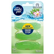 AMBI PUR Fresh Bamboo & Lotus náhradní náplň 3× 55 ml - WC blok