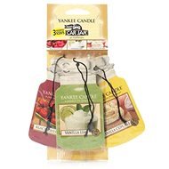 YANKEE CANDLE Car Jar Black Cherry, Vanilla Lime, Vanilla Cupcake 3 pcs - Car Air Freshener